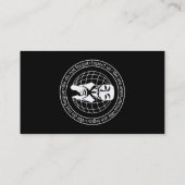 Anonymes Siegel Visitenkarte (Rückseite)