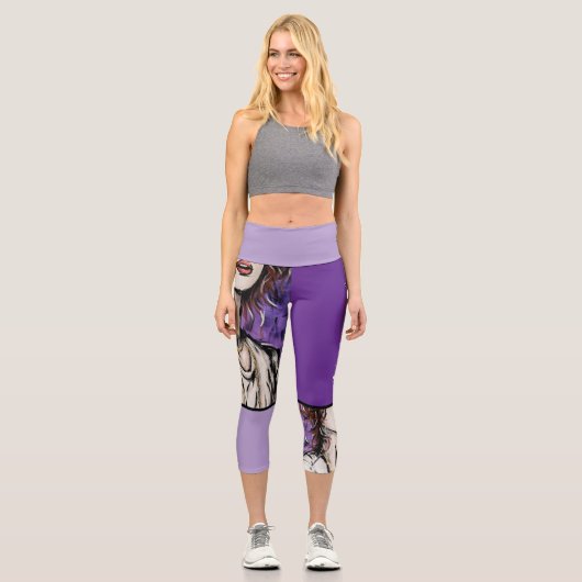 Anonymität 1 capri leggings (Vorderseite)