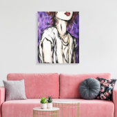 Anonymität 1 leinwanddruck (Insitu (Wohnzimmer))