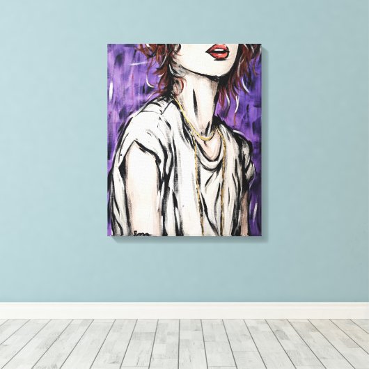 Anonymität 1 leinwanddruck (Insitu (Holzboden))