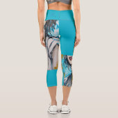 Anonymität 2 capri leggings (Rückseite)