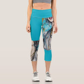 Anonymität 2 capri leggings (Vorderseite)