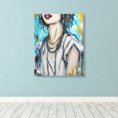 Anonymität 2 leinwanddruck (Insitu (Holzboden))