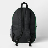 Anonymität 3 bedruckter rucksack (Rückseite)