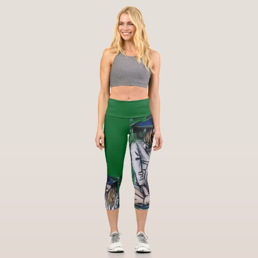 Anonymität 3 capri leggings (Vorderseite)