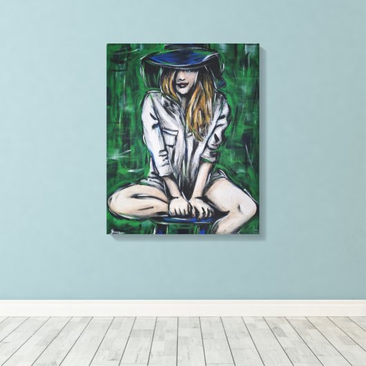 Anonymität 3 leinwanddruck (Insitu (Holzboden))