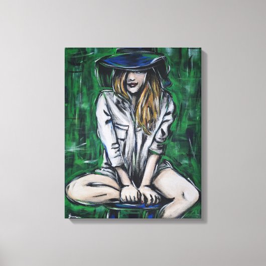 Anonymität 3 leinwanddruck (Vorderseite)