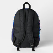 Anonymität 4 bedruckter rucksack (Rückseite)