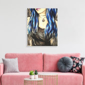 Anonymität 4 leinwanddruck (Insitu (Wohnzimmer))