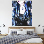 Anonymität 4 leinwanddruck (Insitu (Schlafzimmer))