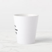 Anonymität Latte-Tasse Milchtasse (Vorderseite)