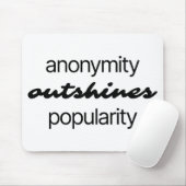 Anonymität Maus Pad Mousepad (Mit Mouse)