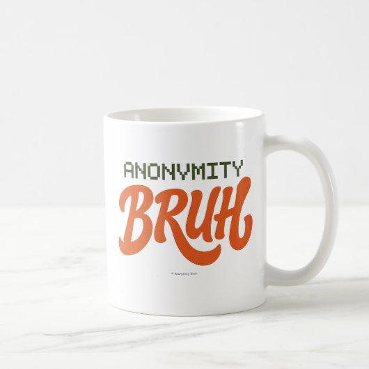 Anonymity Brug LOGO -  Kaffeetasse (Rechts)
