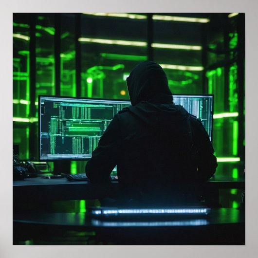Anonymous Coding Hacker Poster (Vorne)