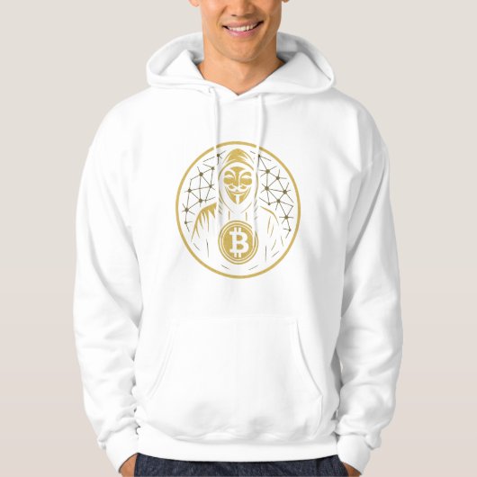 Anonymous Crypto Hoodie - Hacker Mask & Legendary (Vorderseite)