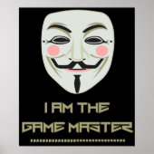 Anonymous Ich bin der Gamemaster PZ1 Projekt Zorgo Poster (Vorne)
