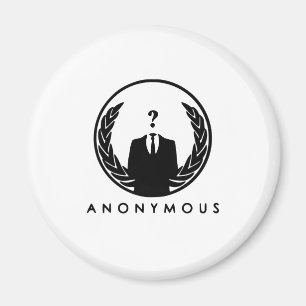 Anonymous Logo Magnet