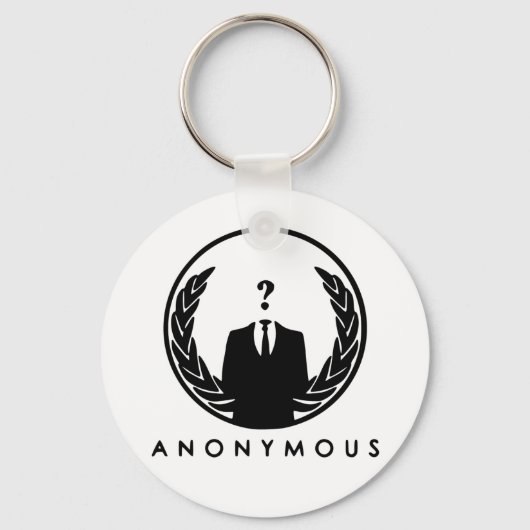 Anonymous Logo Schlüsselanhänger (Vorderseite)