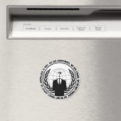 anonymous logo with slogan magnet (In Situ (Geschirrspüler))