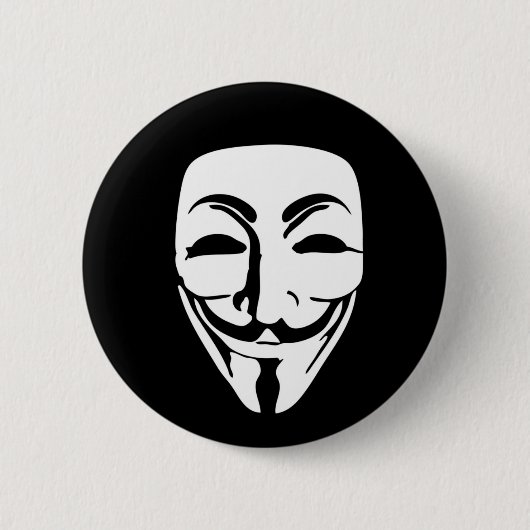 ANONYMOUS MASK BUTTON (Vorderseite)