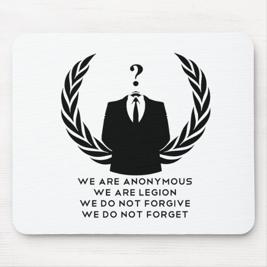 Anonymous Mousepad (Vorne)