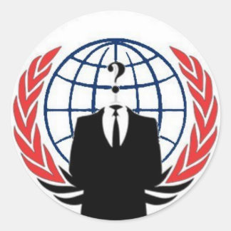 #anonymous ops runder aufkleber