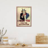 Anonymous Sam Will dich für den Beruf Poster (Küche)