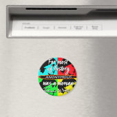 Anonymous war eine Frau ~ Virginia Woolf Zitat Magnet (In Situ (Geschirrspüler))