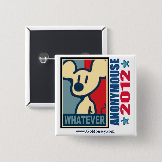 Anonymouse 2012 Knopf Button (Vorne & Hinten)