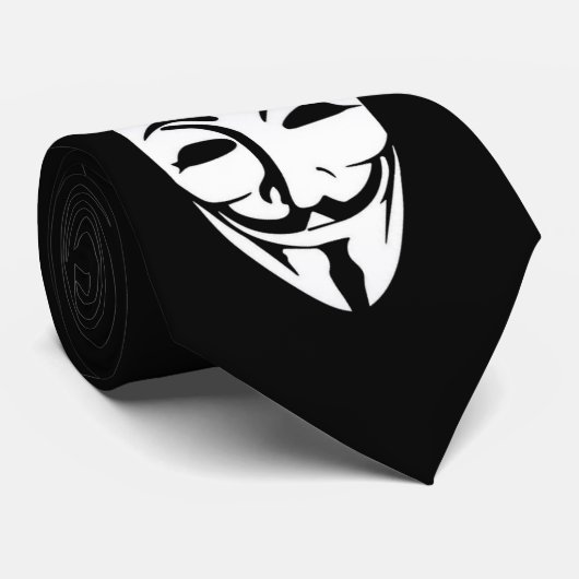 Anonymus-Party Krawatte (Gerollt)