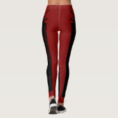 Anopurodon Double Dragon Black Leggings (Rückseite)