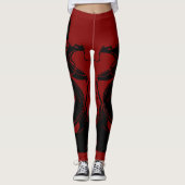 Anopurodon Double Dragon Black Leggings (Vorderseite)