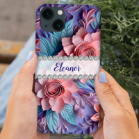 Anordnung der 3D-Blume, Rahmen für Diamanten