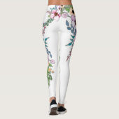 Anordnung der Blume Leggings (Rückseite)