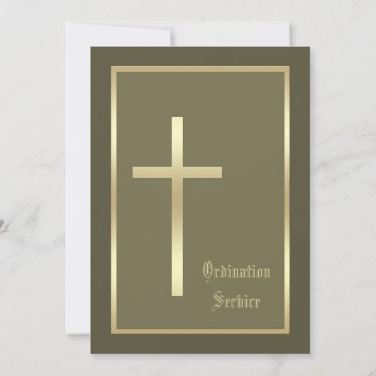 Anordnung der Einladung (Vorderseite)