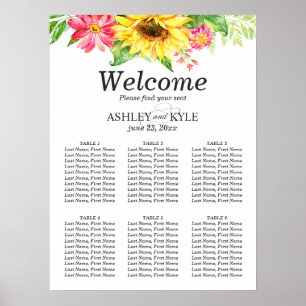 Anordnung der Sonnenblumen Poster
