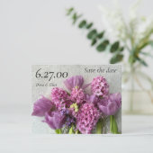 Anordnung der Tulpen Save The Date (Stehend Vorderseite)