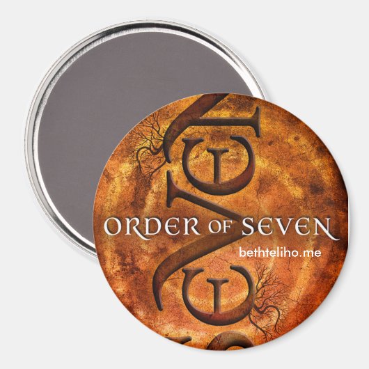 Anordnung des sieben Magneten Magnet (Vorderseite/Rückseite)