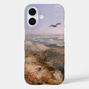 Anordnung des Yellowstone und Missouri von Bodmer iPhone 16 Hülle
