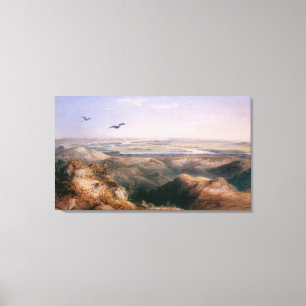 Anordnung des Yellowstone und Missouri von Bodmer Leinwanddruck