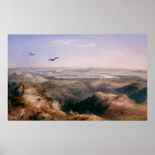 Anordnung des Yellowstone und Missouri von Bodmer Poster (Vorne)