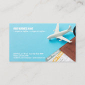 Anordnung von Fahrkarten und Pässen Visitenkarte (Rückseite)