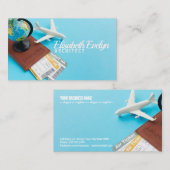 Anordnung von Fahrkarten und Pässen Visitenkarte (Vorne/Hinten)