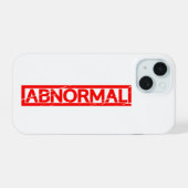 Anormale Briefmarke iPhone 15 Hülle (Rückseite (Horizontal))