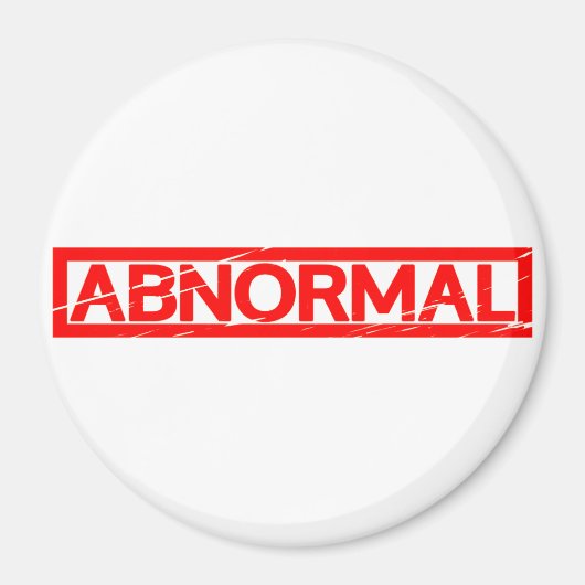 Anormale Briefmarke Magnet (Vorne)