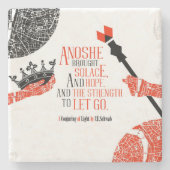 Anoshe MarmorUntersetzer Steinuntersetzer (Vorderseite)