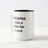 Anosmie Zweifarbige Tasse (Vorderseite Links)