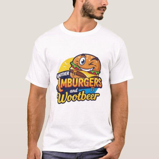Another Amburgers and Wootbeer Fun Logo T-Shirt (Vorderseite)
