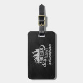 Another day another adventure gepäckanhänger (Vorderseite vertikal)