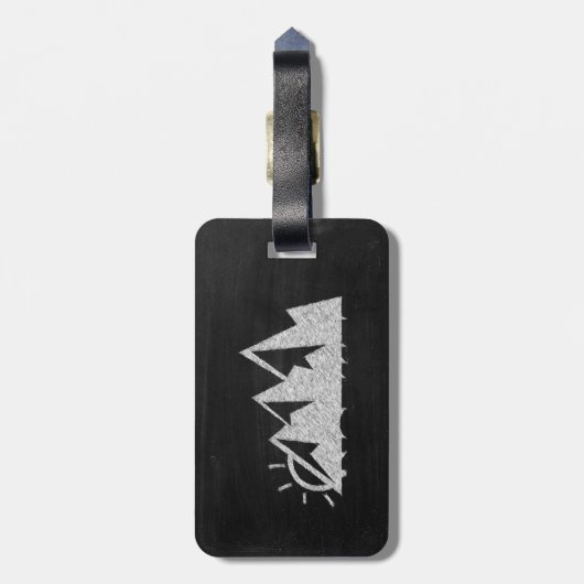 Another day another adventure gepäckanhänger (Rückseite vertikal)